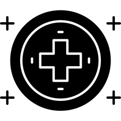 Fototapeta premium Hospital Sign Icon