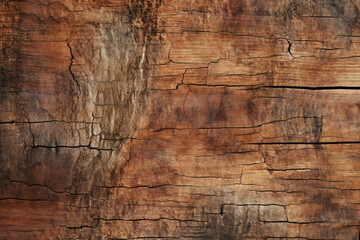 A close up of a rustic wood texture brown and orange pattern Generative AI 