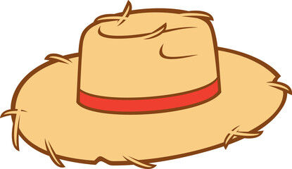 Straw hat PNG illustration
