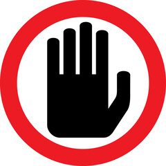 Stop sign PNG illustration