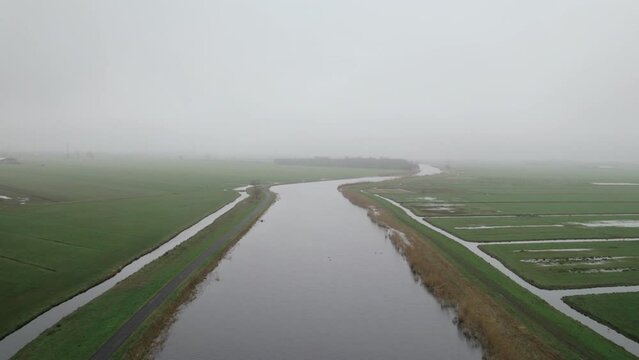 Canals, ditches and polders, Bleskensgraaf, Netherlands