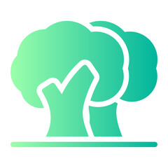 forest gradient icon