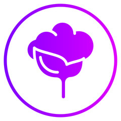Cotton gradient icon