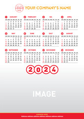 Plano Calendar Template