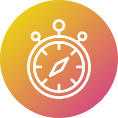 Stopwatch Vector Icon Design Illustration