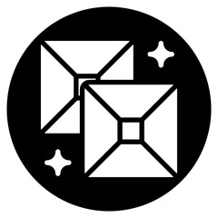 gem glyph icon