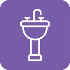 Sink Vector Icon Design Illustration