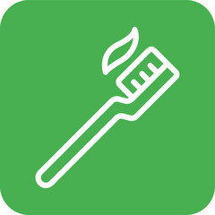 Toothbrush Vector Icon Design Illustration