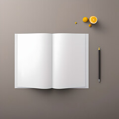Open blank book 2