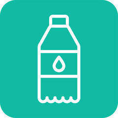 Water bottle Vector Icon Design Illustration