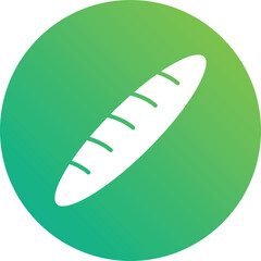 Baguette Vector Icon Design Illustration