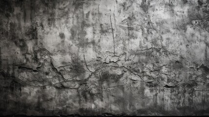 Photo  concrete texture on dark wallpaper. Generative AI