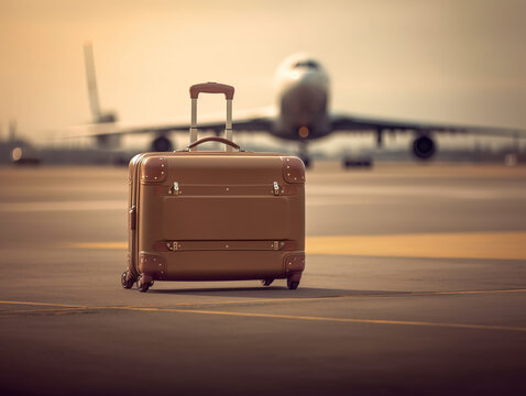 suitcase at the airport