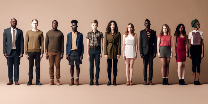 People were differentiated based on their appearance - generative ai.