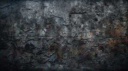 Photo  concrete texture on dark wallpaper. Generative AI