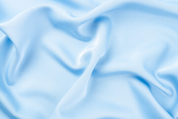 Spring-summer light-blue acetate satin