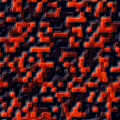 Fototapeta premium Abstract background. Seamless Embossed pattern. Endless texture. 8K high resolution. 3D rendering.