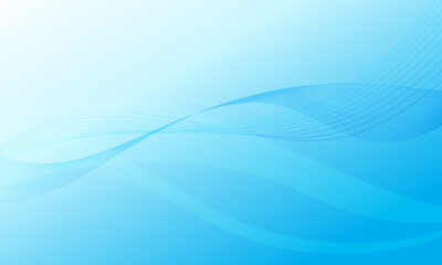 blue lines curves wave abstract background