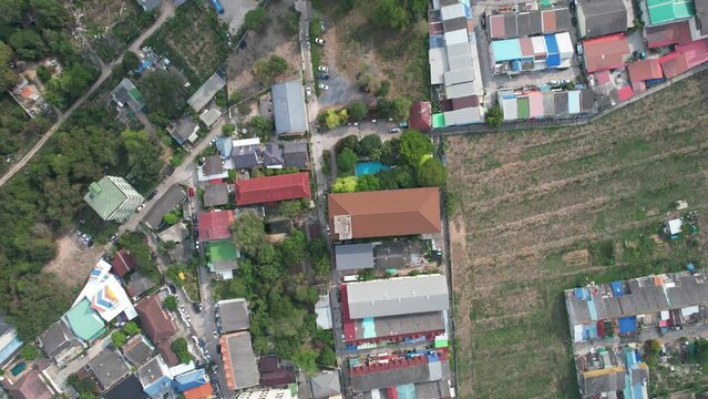 Aerial view of Pattaya, Bang Lamung District, Chon Buri, Thailand