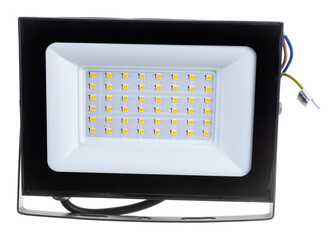 street diode spotlight on a white background