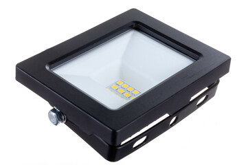 street diode spotlight on a white background