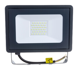 street diode spotlight on a white background