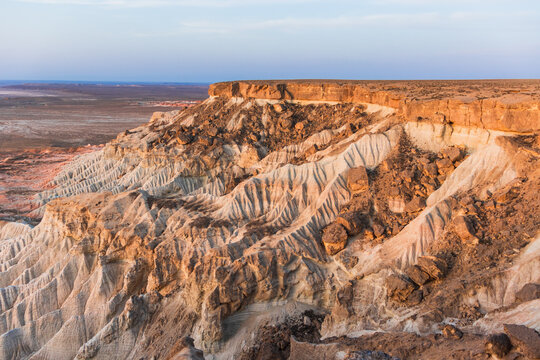 Yangykala canyon in the Balkan region, Turkmenistan.