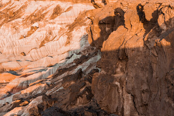 Yangykala canyon in the Balkan region, Turkmenistan.