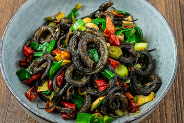 Hunan home-cooked dish: spicy panlong eel