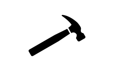 hammer icon construction tool for template