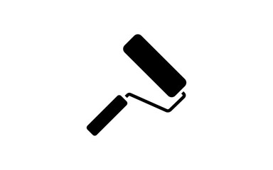 paint roller icon construction tool for template