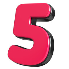 Fonr Number 3D Render