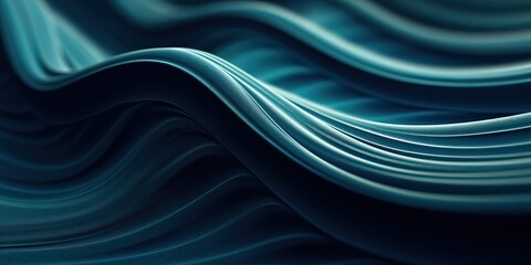 Abstract monochrome flowing background, generative ai