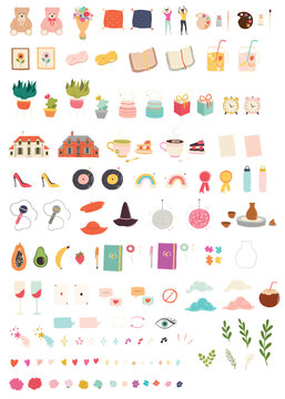 every day elements for live vector