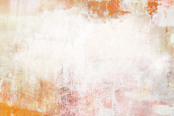 Abstract acrylic painting on canvas grunge background