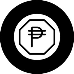 philippine peso glyph icon