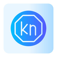 kuna gradient icon