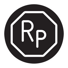 rupiah glyph icon