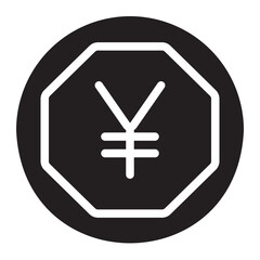 Yuan glyph icon