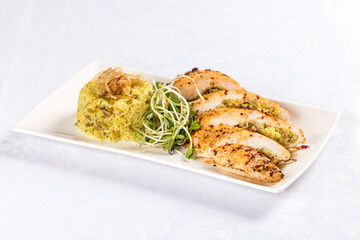 grilled chicken and rice