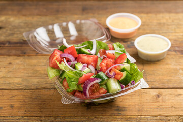 salad with vegetables