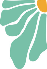 Abstract Daisy Flower