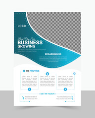 Modern Business Flyer Template Design Layout