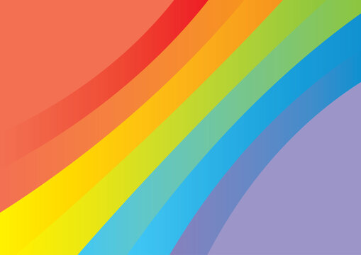 虹の模様の背景イメージ