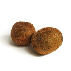 Kiwis isolated in a white backgound