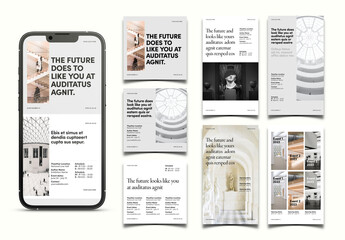 Modern Exposition Social Media Layout