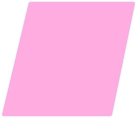 Pink geometric figure quadrilateral