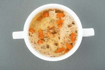 Nourishing and Healthy Soup Stewed Pork with Goji Berry