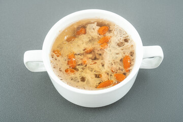 Nourishing and Healthy Soup Stewed Pork with Goji Berry