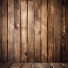 Wooden Planks Texture Background - Generative AI